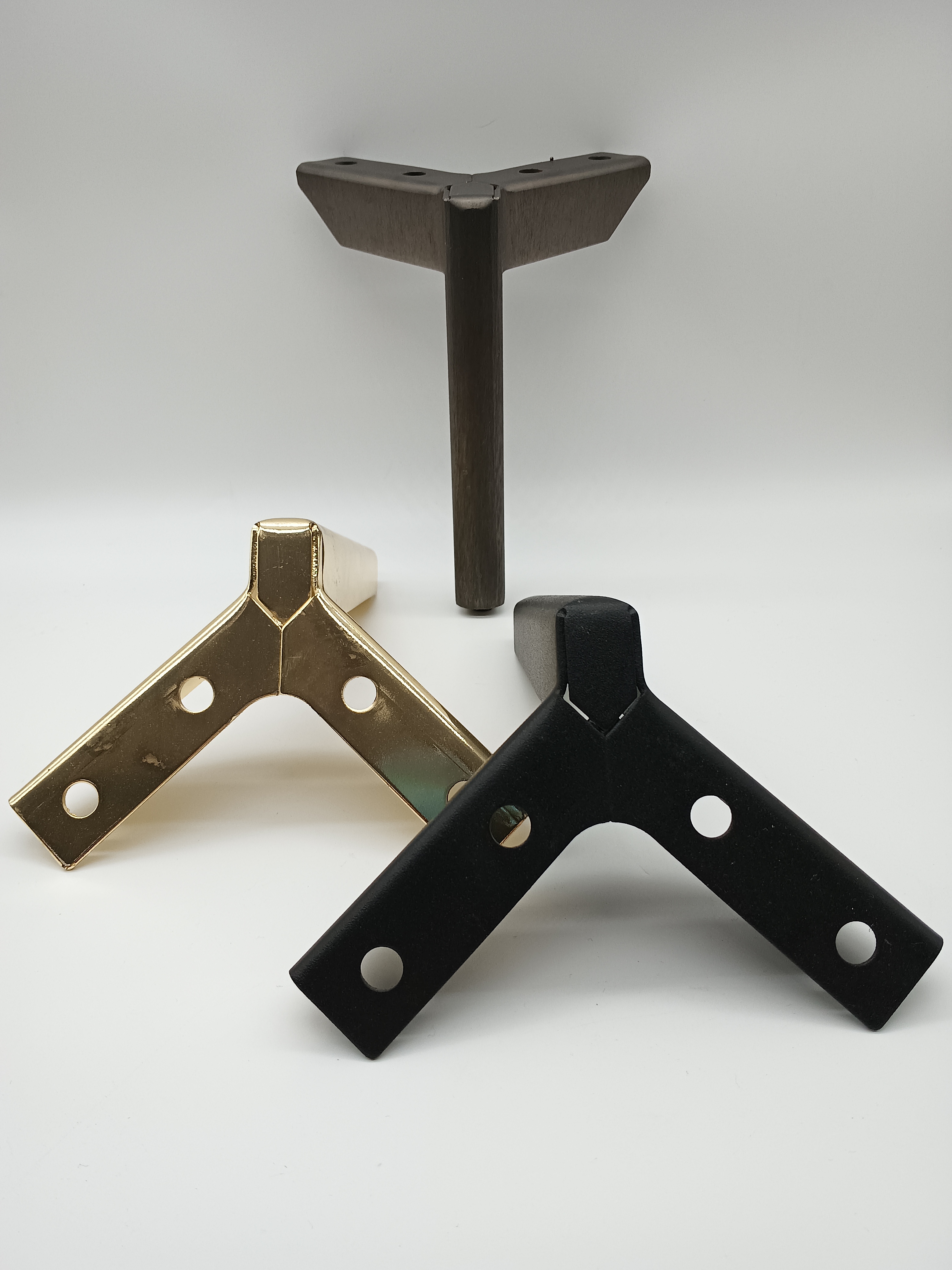 Nuevo estilo, muebles de hierro para sala de estar, patas para mesa, gabinete, patas cromadas para sofá