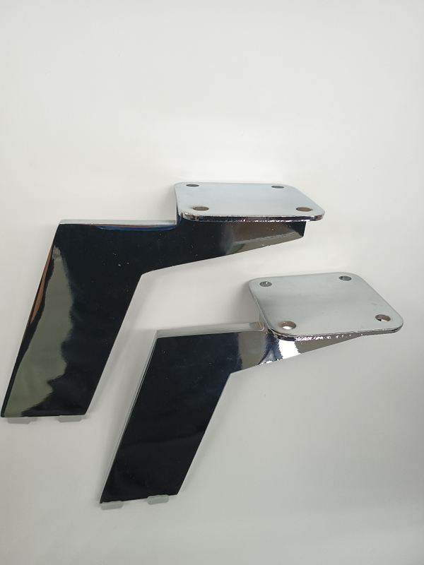 Accesorios de muebles personalizados de fábrica, patas de soporte de sofá de acero, hierro y metal, nuevas patas para muebles