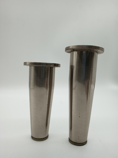 Patas para muebles, patas para sofá de aleación de zinc y acero inoxidable redondas ajustables para cocina
