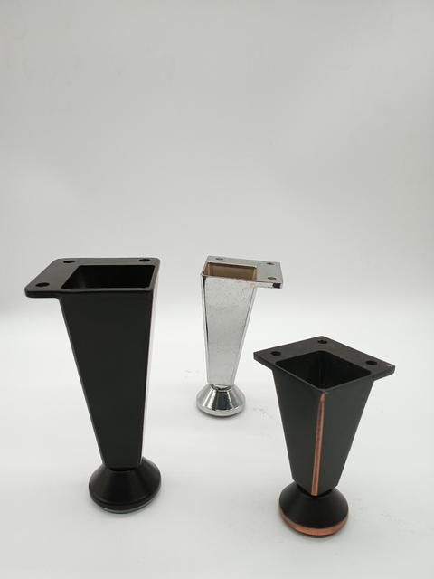 Pata de sofá de aleación de Zinc triangular en forma de Y, mueble, mesa, patas de sofá para ferretería, patas de sofá 