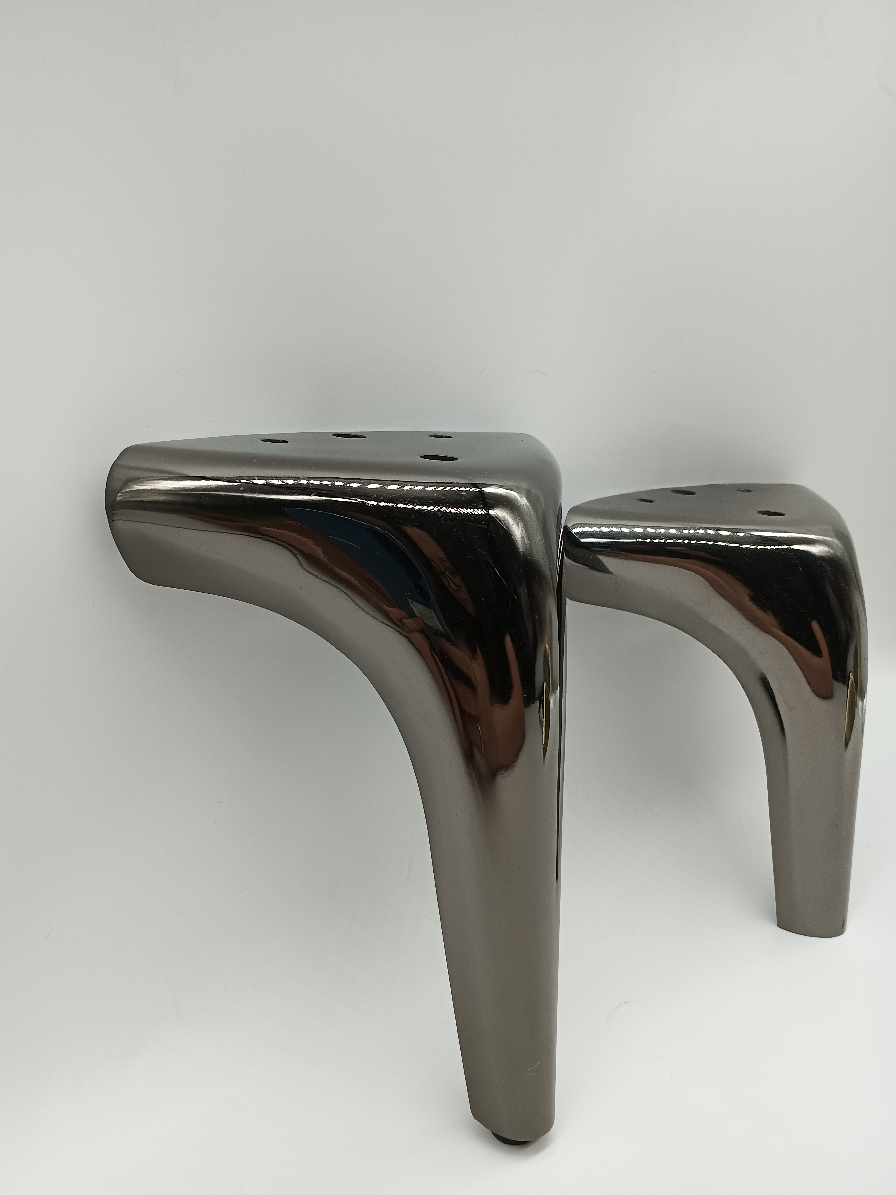 Pies de sofá para muebles, pie de soporte de gabinete inoxidable, altura ajustable, accesorios para sofá, pata de tubo