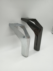 Patas de sofá de lujo de muebles cónicos modernos de metal personalizado de fábrica