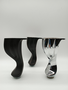 Patas de muebles de metal, gabinete de cama, pata moderna de sofá de aleación de zinc