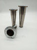 Patas para muebles, patas para sofá de aleación de zinc y acero inoxidable redondas ajustables para cocina
