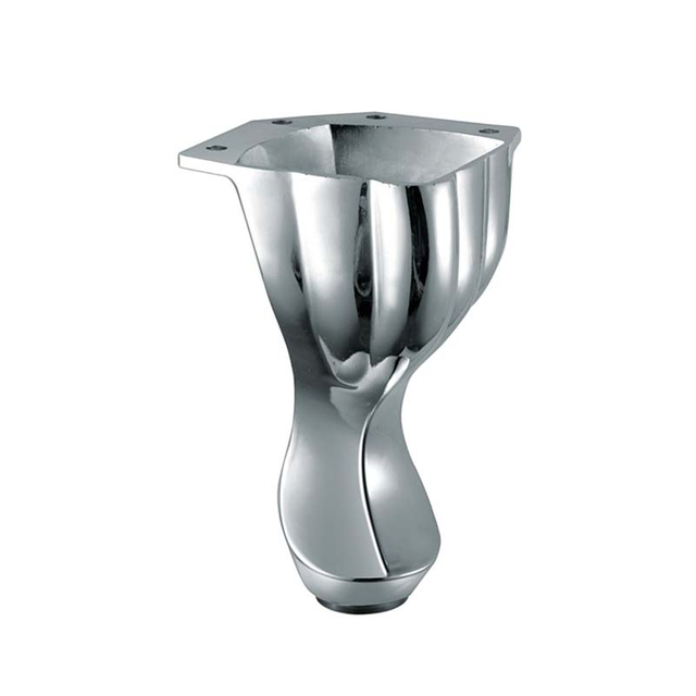 Patas de muebles de metal, gabinete de cama, pata moderna de sofá de aleación de zinc