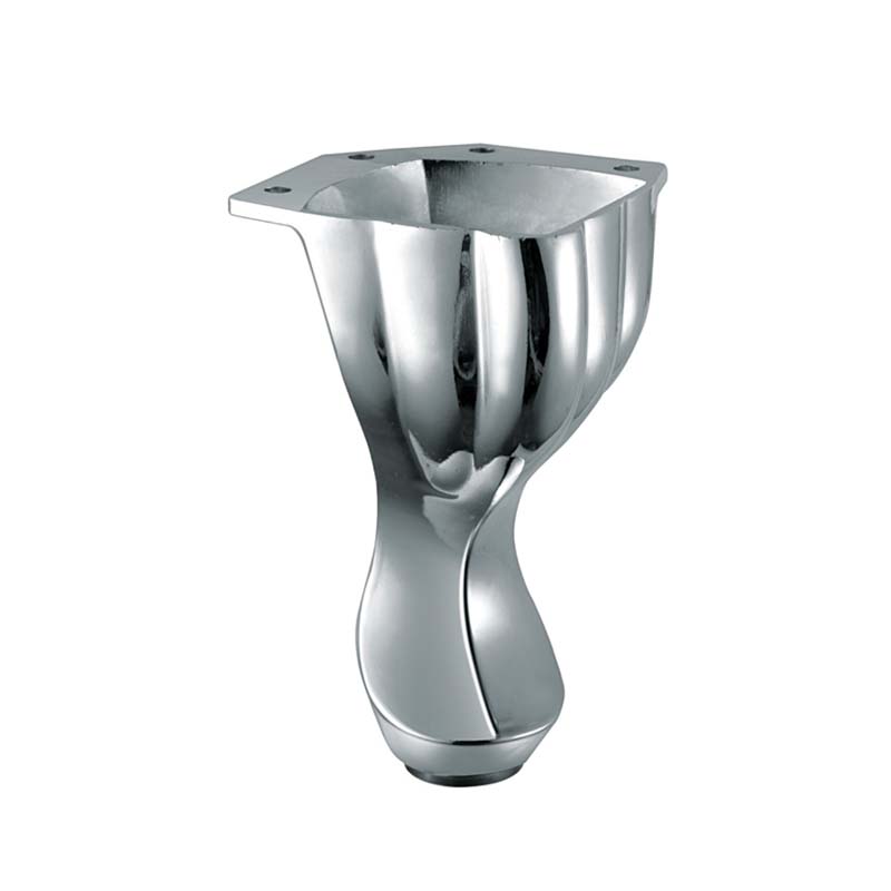 Patas de muebles de metal, gabinete de cama, pata moderna de sofá de aleación de zinc