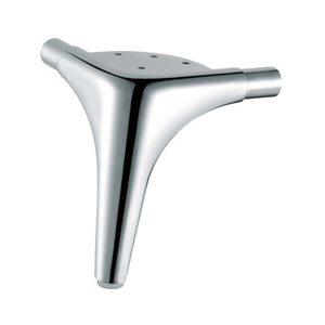 Accesorios de ferretería para muebles, patas de sofá de aleación de Zinc pulido con revestimiento de Metal, patas de cama, patas de silla, patas de mesa de centro 