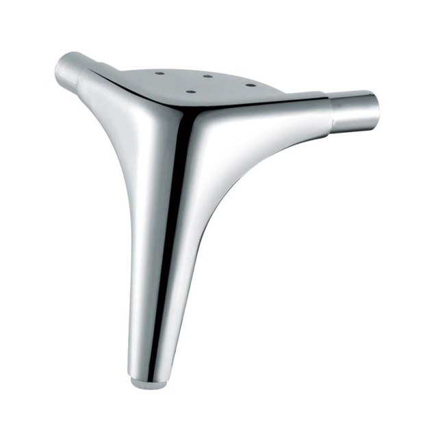 Accesorios de ferretería para muebles, patas de sofá de aleación de Zinc pulido con revestimiento de Metal, patas de cama, patas de silla, patas de mesa de centro 