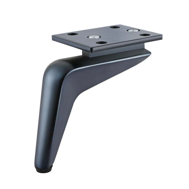 Pata de mesa para muebles Pata de sofá de aluminio cónica redonda