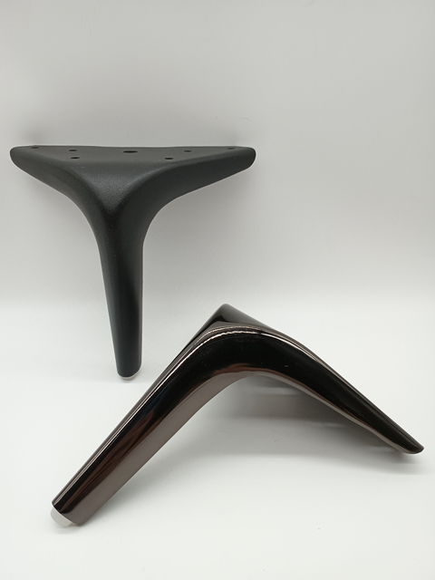 Patas de sofá de hierro de lujo con forma cónica moderna de metal personalizado de fábrica