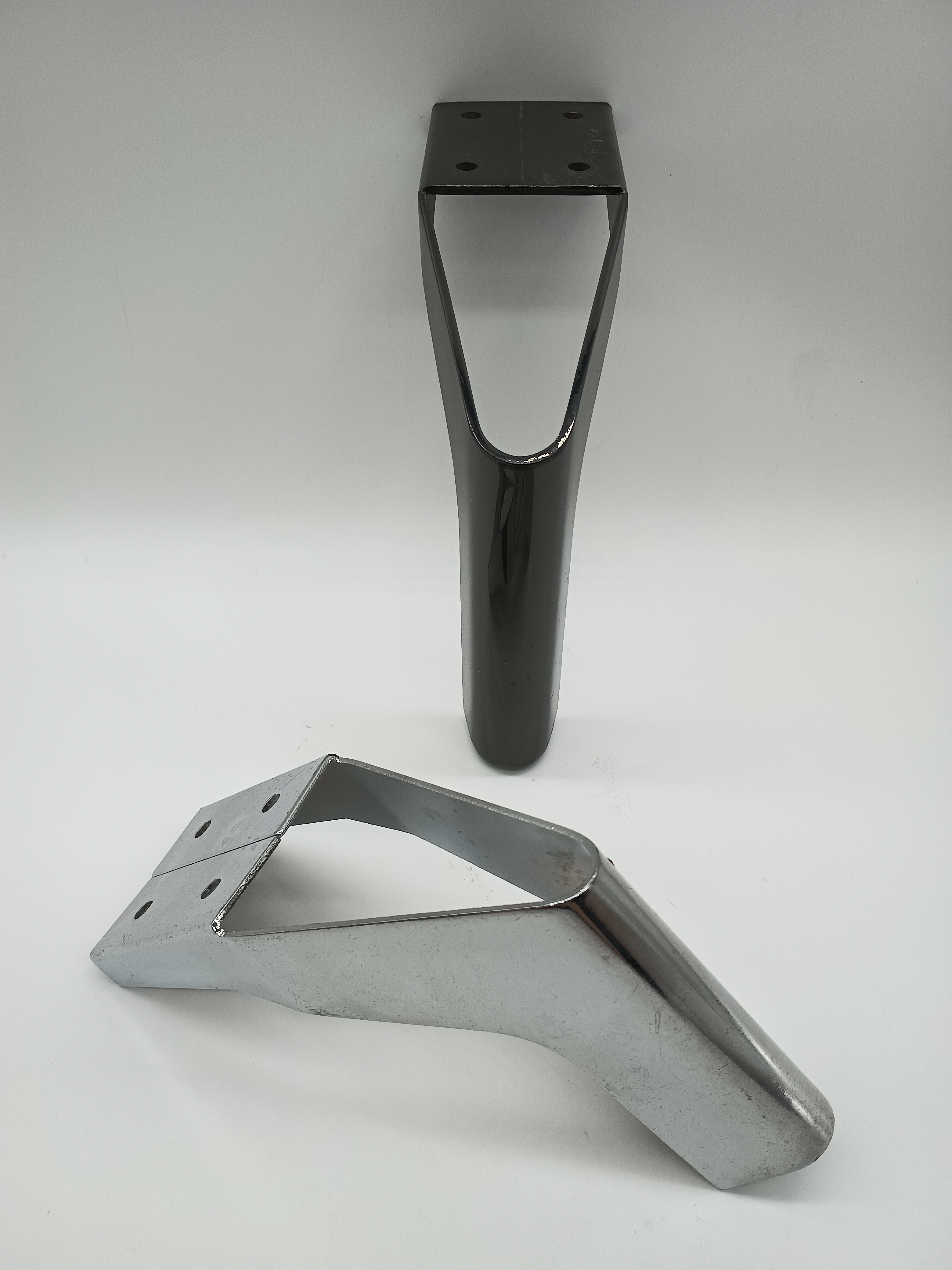 Patas de sofá de lujo de muebles cónicos modernos de metal personalizado de fábrica