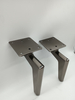 Pata ajustable del sofá del metal de la pierna de acero inoxidable de los muebles de la altura 150m m 
