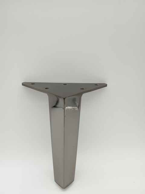 Patas de sofá cama de bronce modernas de 155 mm con patas de sofá de la industria Foshan