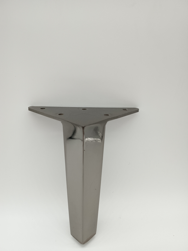 Patas de sofá cama de bronce modernas de 155 mm con patas de sofá de la industria Foshan