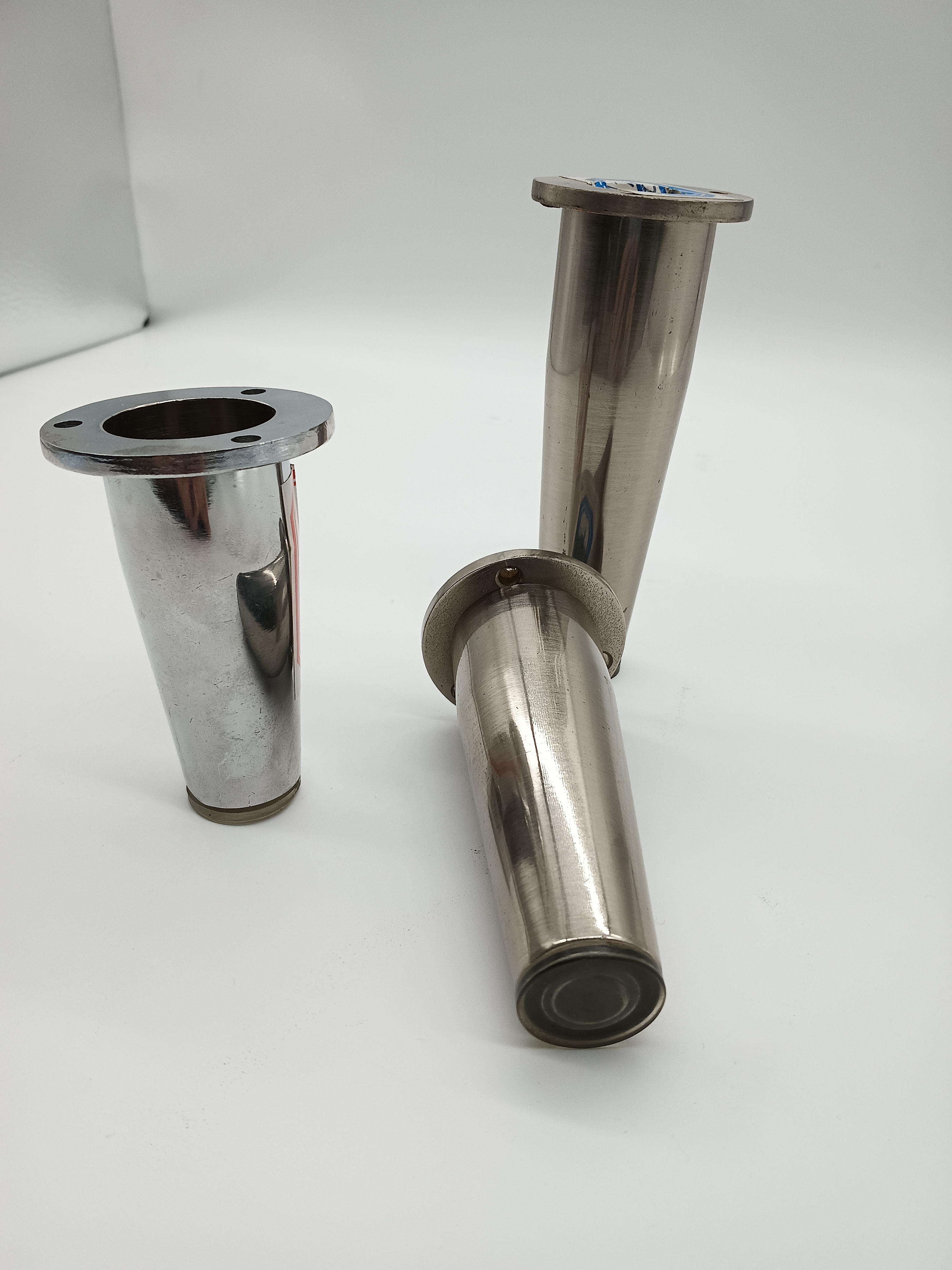 Patas para muebles, patas para sofá de aleación de zinc y acero inoxidable redondas ajustables para cocina