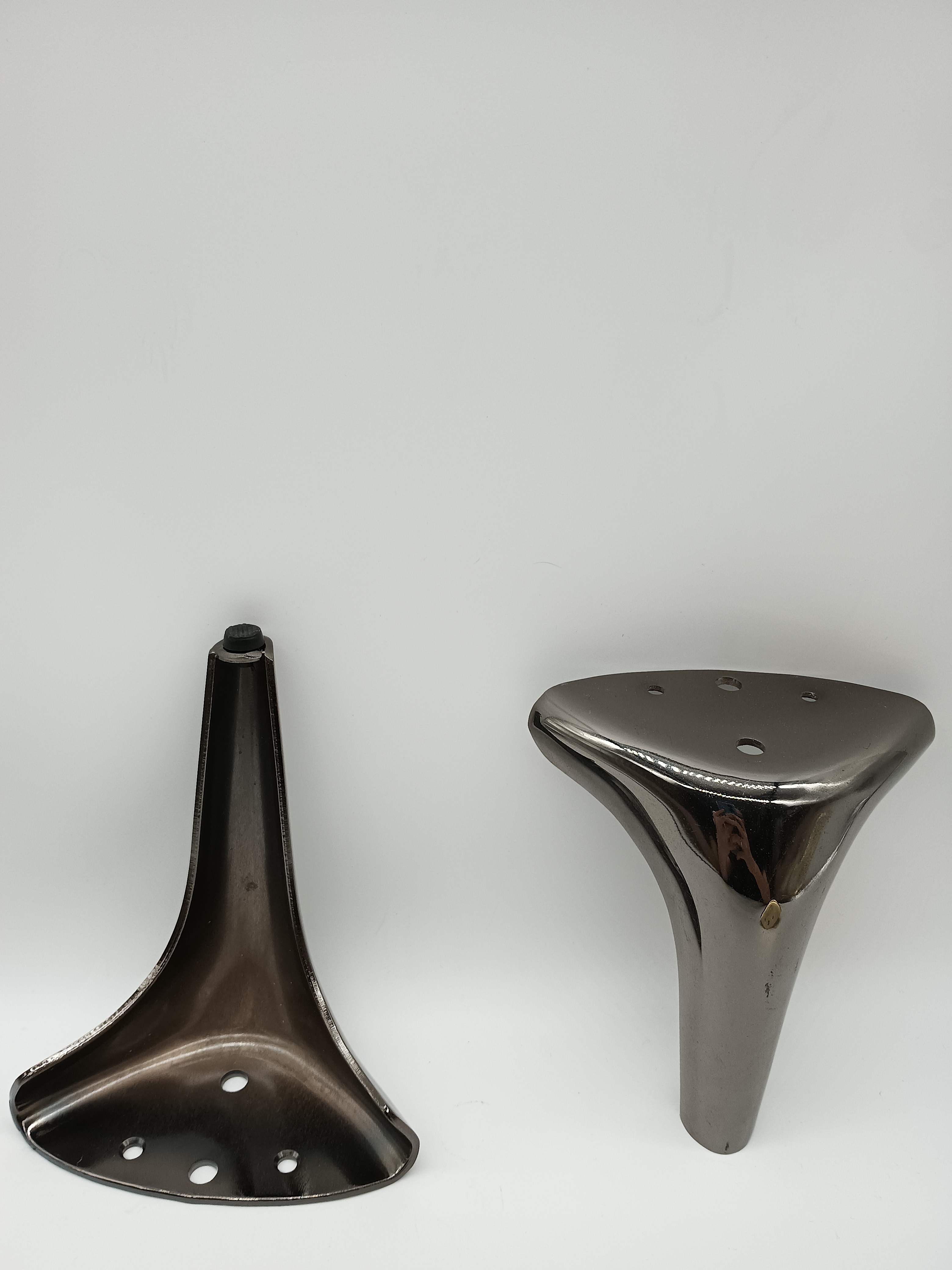 Pies de sofá para muebles, pie de soporte de gabinete inoxidable, altura ajustable, accesorios para sofá, pata de tubo