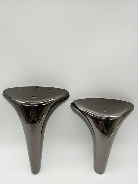 Pies de sofá para muebles, pie de soporte de gabinete inoxidable, altura ajustable, accesorios para sofá, pata de tubo