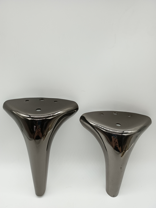 Pies de sofá para muebles, pie de soporte de gabinete inoxidable, altura ajustable, accesorios para sofá, pata de tubo
