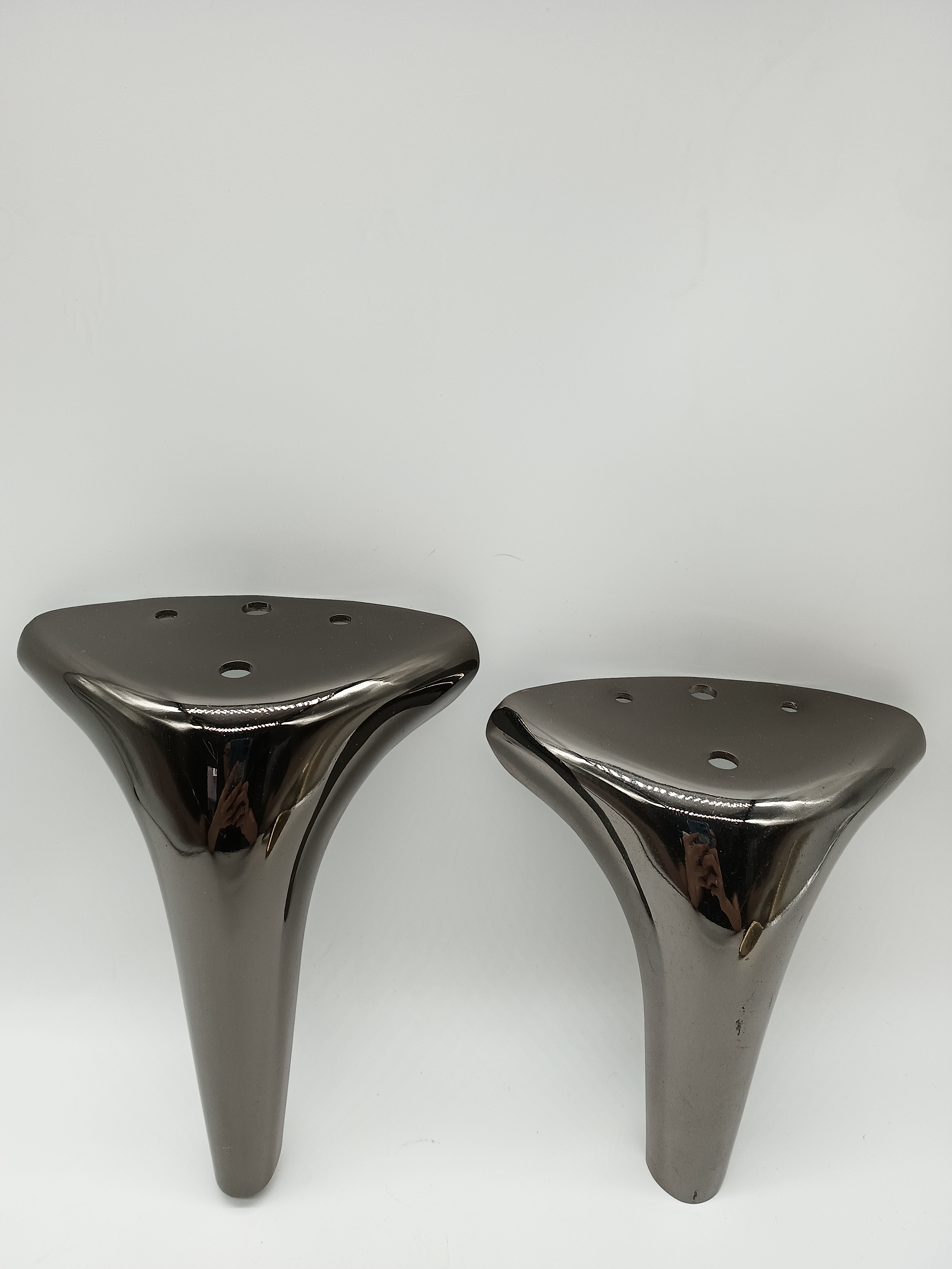 Pies de sofá para muebles, pie de soporte de gabinete inoxidable, altura ajustable, accesorios para sofá, pata de tubo