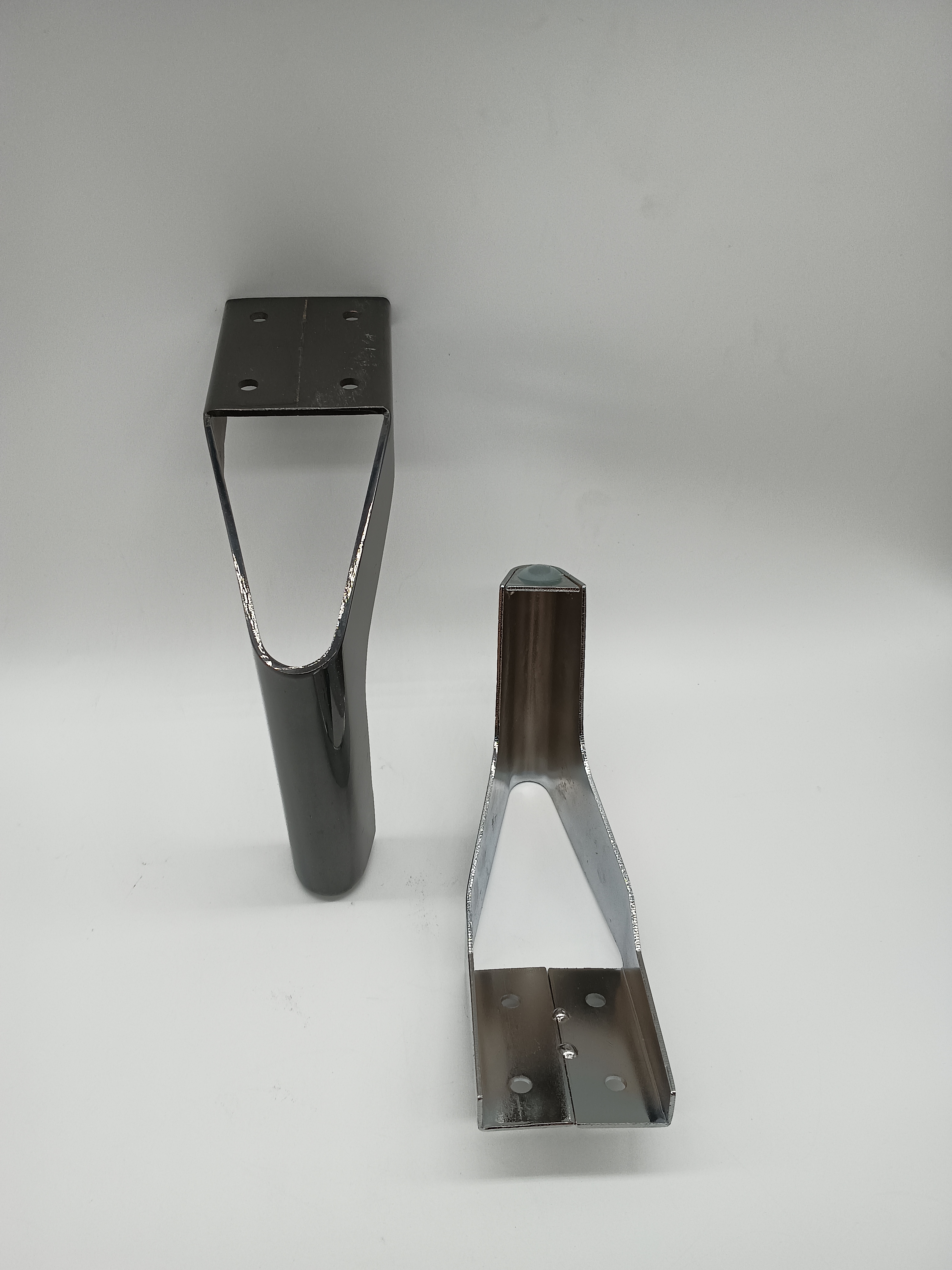 Patas de sofá de lujo de muebles cónicos modernos de metal personalizado de fábrica