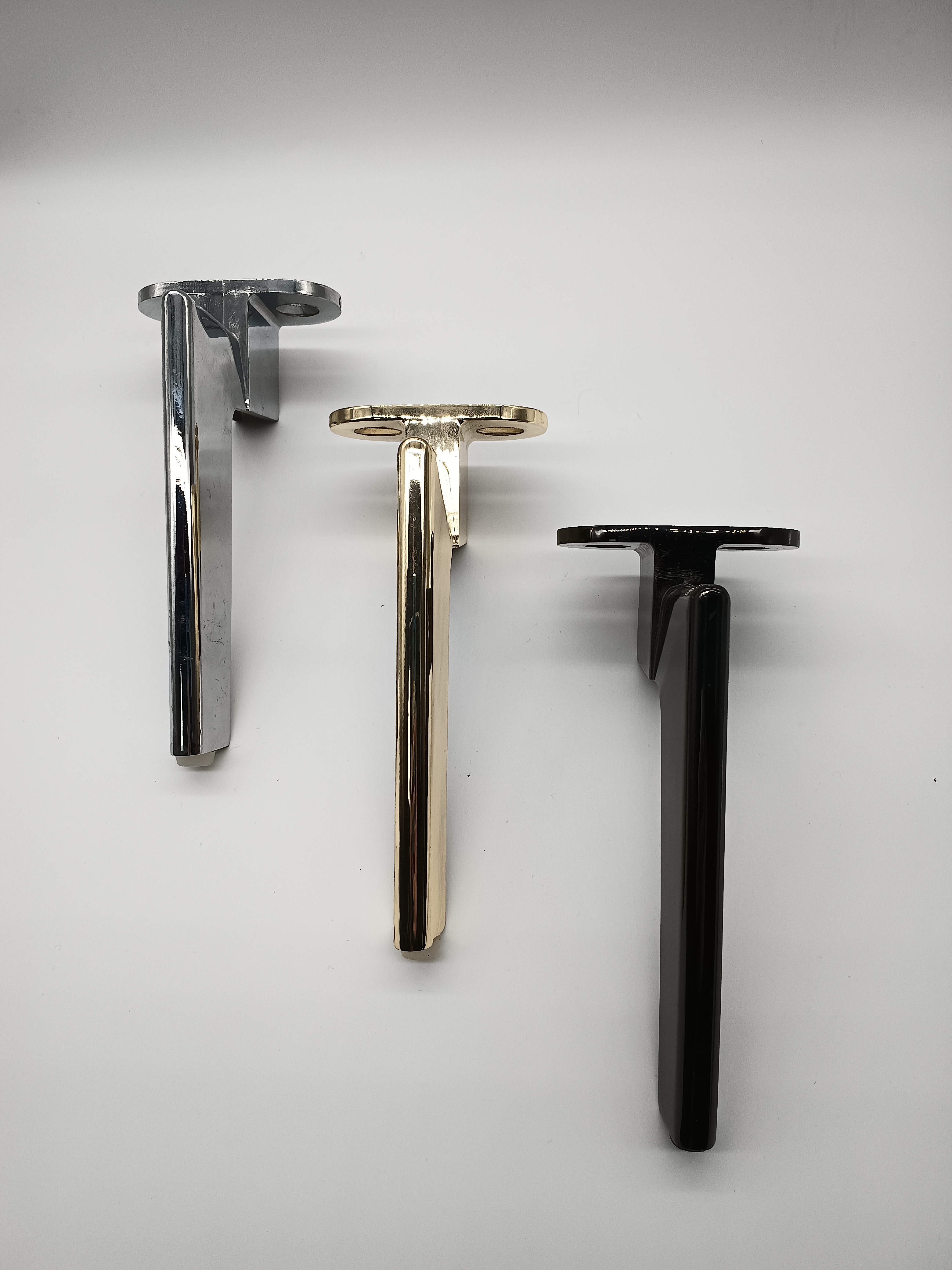 Patas de muebles de diseño elegante, accesorios de decoración, patas de muebles, patas de sofá de aleación de zinc
