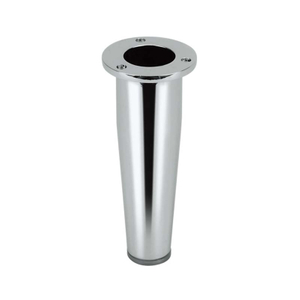 Patas para muebles, patas para sofá de aleación de zinc y acero inoxidable redondas ajustables para cocina