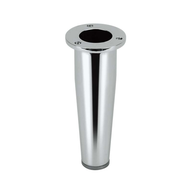 Patas para muebles, patas para sofá de aleación de zinc y acero inoxidable redondas ajustables para cocina
